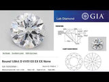 LG GIA Round 1.08ct D VVS1 EX EX EX None