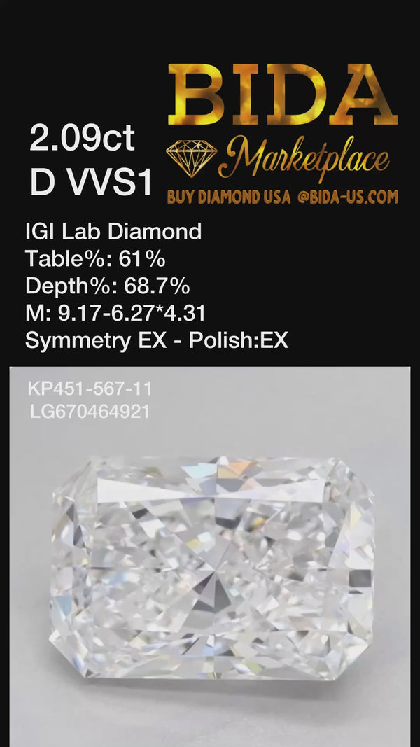 2.09CT D VVS1